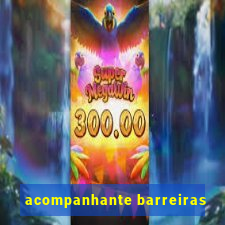 acompanhante barreiras